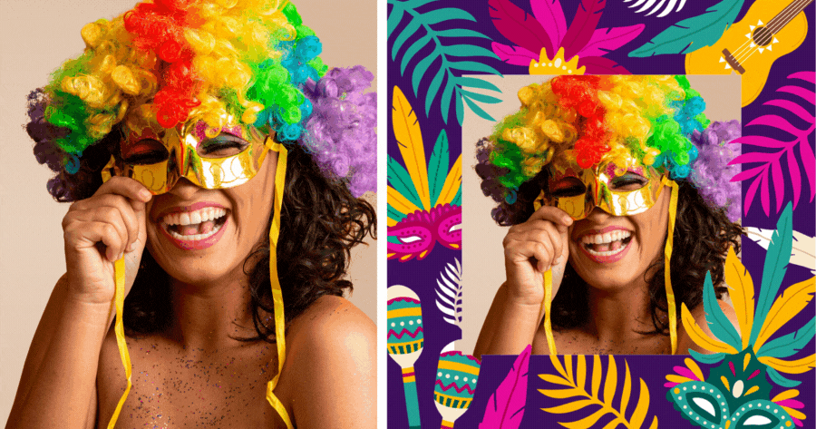 Upload Photos! Get Your Carnival Photo Frames In Just 3 Seconds