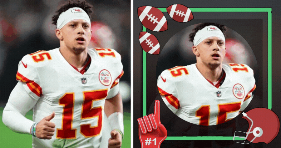 &iexcl;Crea tu Marco de Foto del Super Bowl al instante!