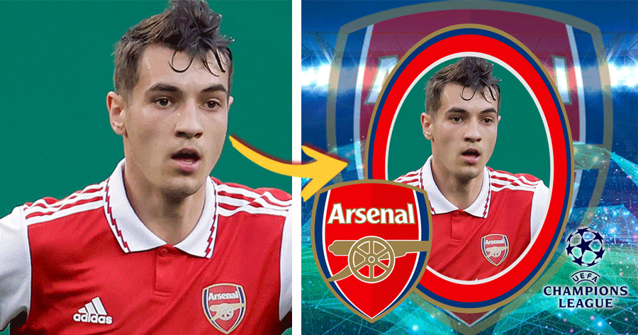 Machen Sie ein UCL-Foto zur Unterst&uuml;tzung des Arsenal Football Club!