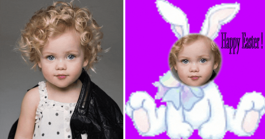 🐰 Edit Your Photo With Easter Bunny Frame