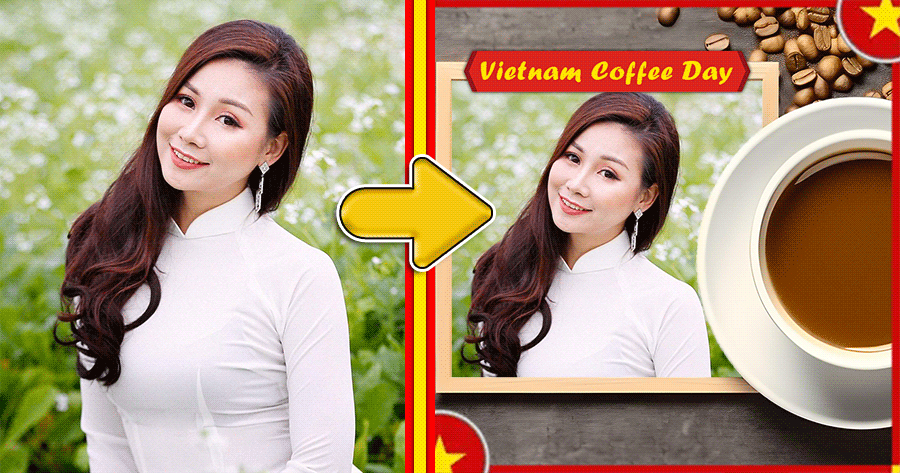 Brew Your Coffee Love With Vietnam Coffee Day Frame ☕️