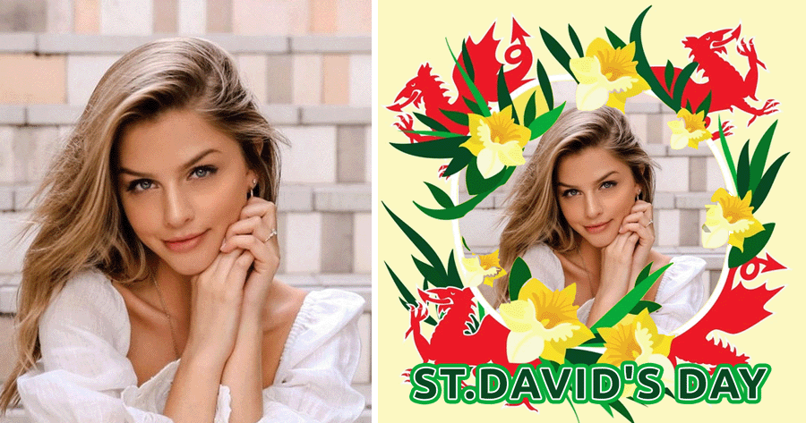 Make Your Facebook New Avatar For St. David's Day
