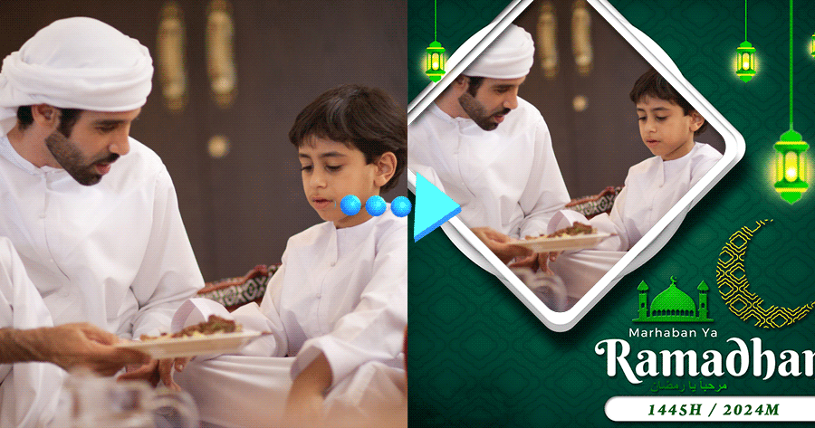 Crea foto del Ramadan online per te gratuitamente