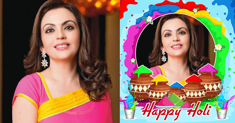 Happy Holi! Create Photo Frames For You For Free