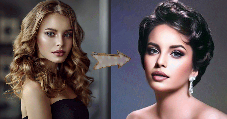 Vous voulez voir votre look r&eacute;tro des ann&eacute;es 50? Cliquez!