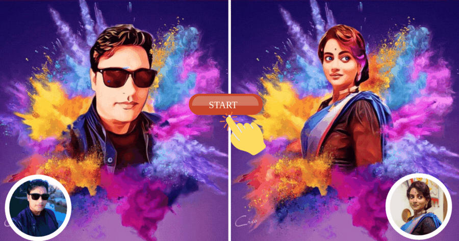 Happy Holi With Your Colorful Cartoon Avatar!