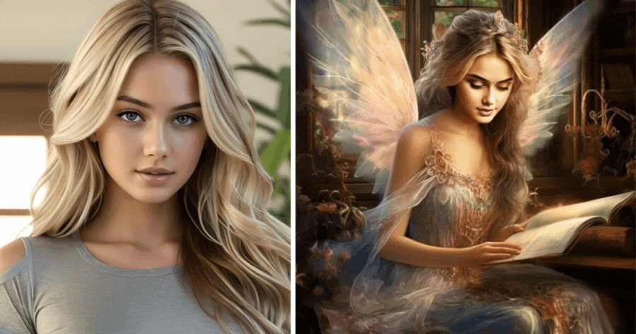 Upload Your Photo To Take The Angel Effect Now