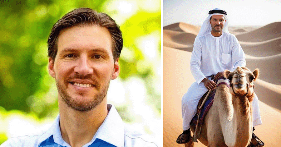 Free Generate Desert Horseback Riding Photo For You!