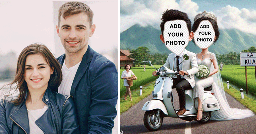 Create Your Wedding Caricature For Free!