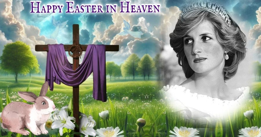 🐰 Happy Easter In Heaven | Tribute With Our Free Photo Frame
