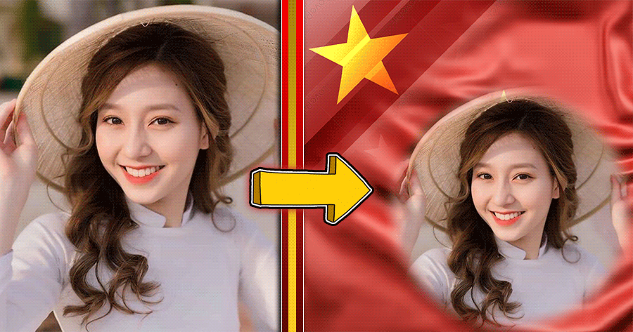 Show The Love Of Vietnam's Flag With Festival Frame