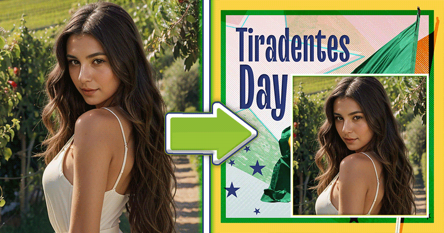 Honour The Heroes With Tiradentes Day Festive Frame