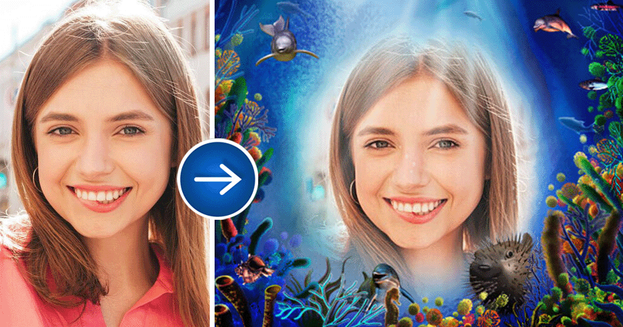 Immerse Your Photo In A Sea World Frame