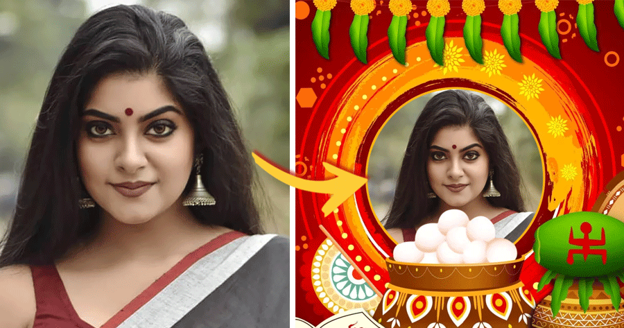 Create Your Own Bengali New Year Photo Frame!