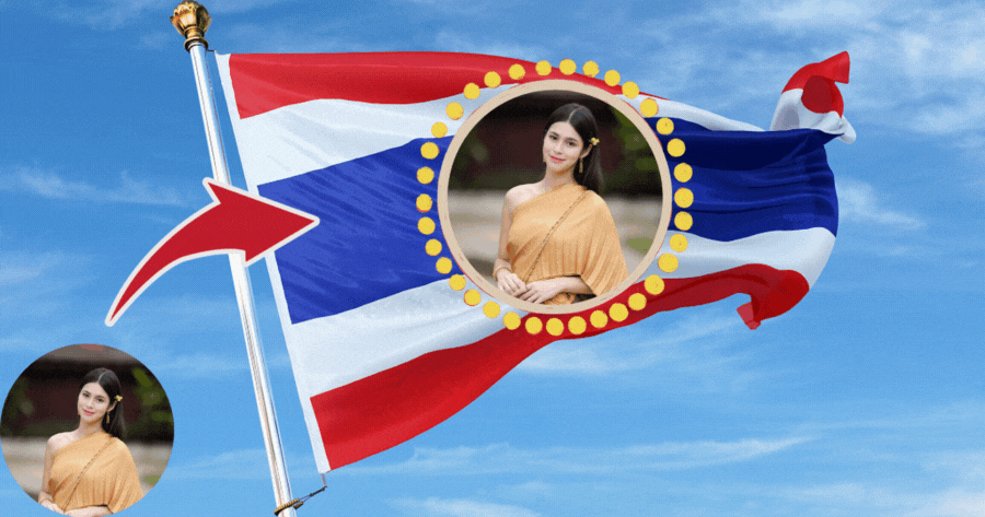 Celebrate With This Thailand Flag Frame