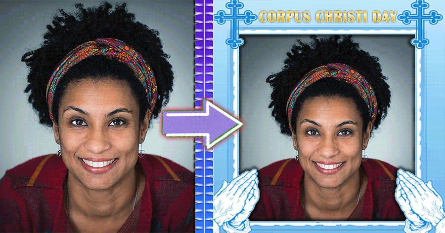 Celebrate Corpus Christi Holiday With Holy Frame!