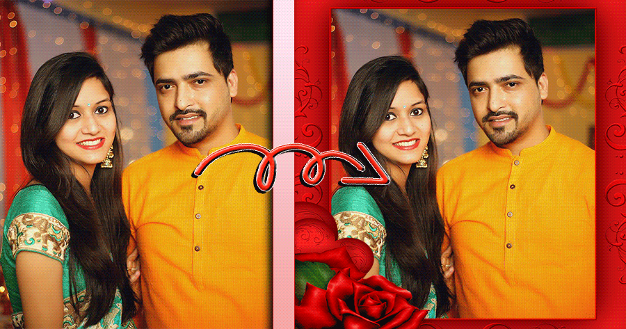 Fang dejlige &oslash;jeblikke af indisk par