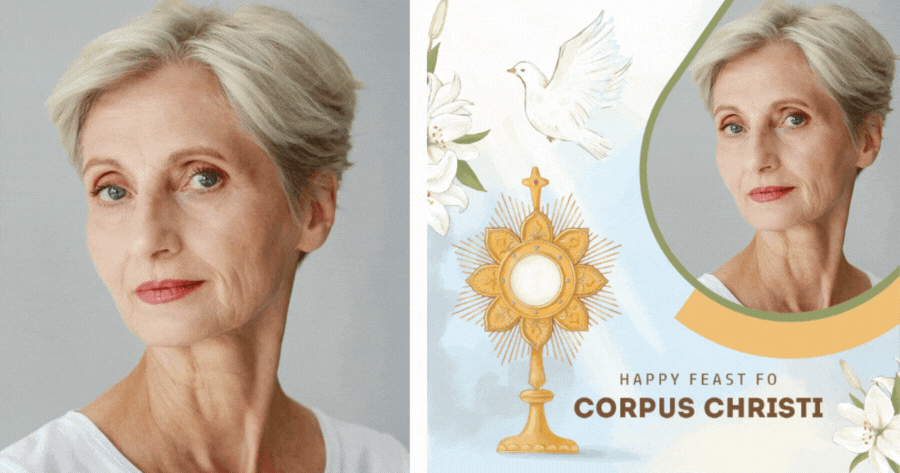 Celebra Corpus Christi con la tua foto!