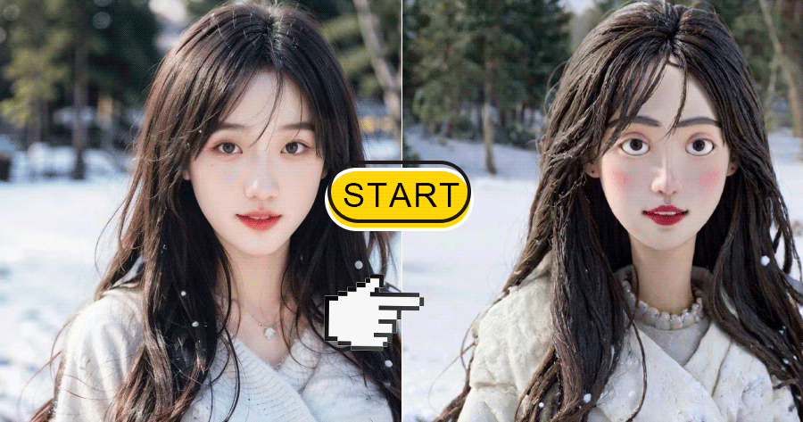 Click To Turn Your Photo Into Clay Style