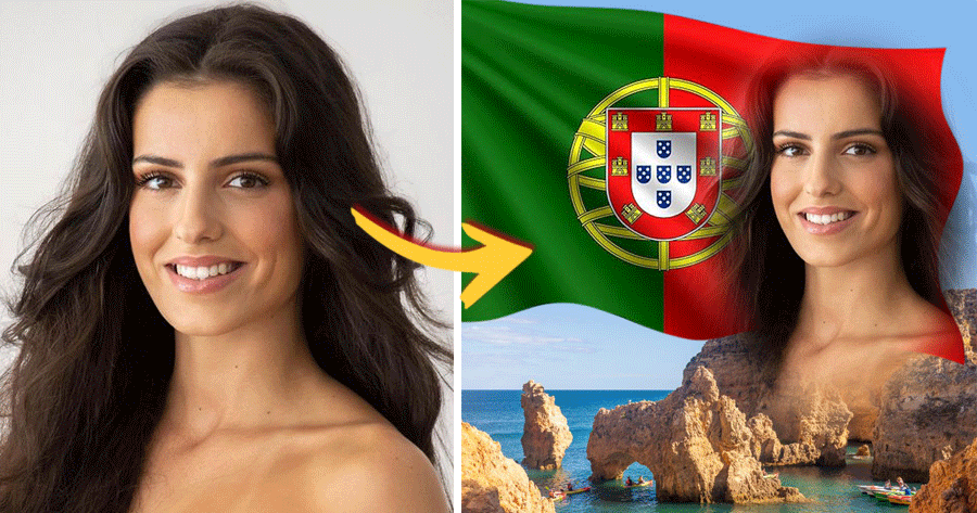 Apoie o Dia de Portugal Emoldurando Sua Foto com a Bandeira!