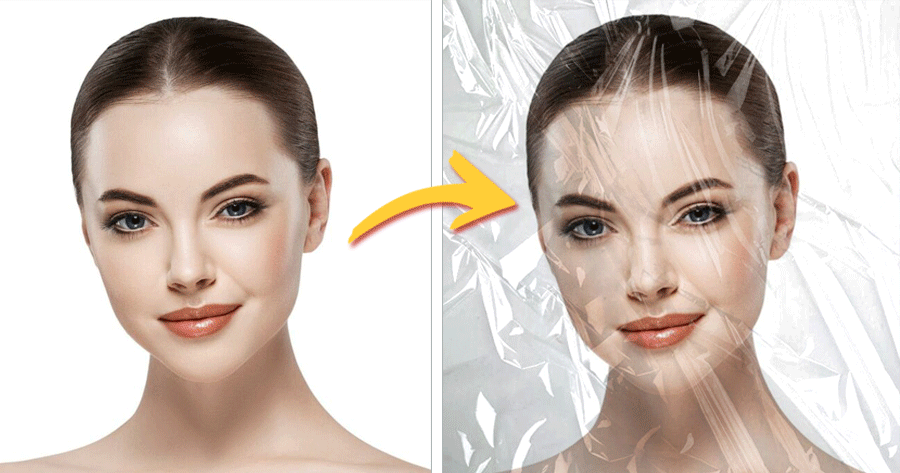 Create A Dynamic Look For Your Photos With Cellophane Plastic Effect!