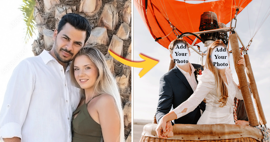 Perfect Capture For A Hot Air Balloon Couple Photo In Turkey!