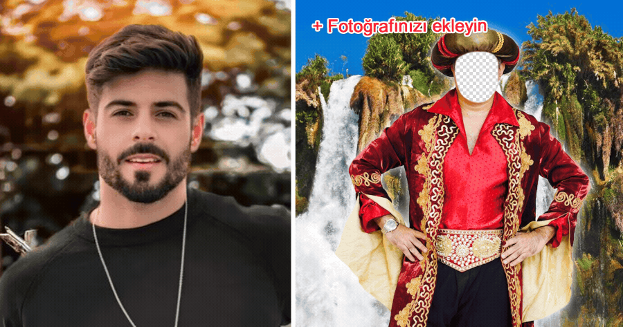 Get Famous Dutun Waterfall Background For Your Photo!