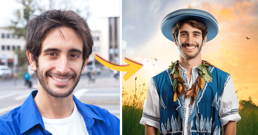 Add Your Photo To Try The Argentine Men's Costume