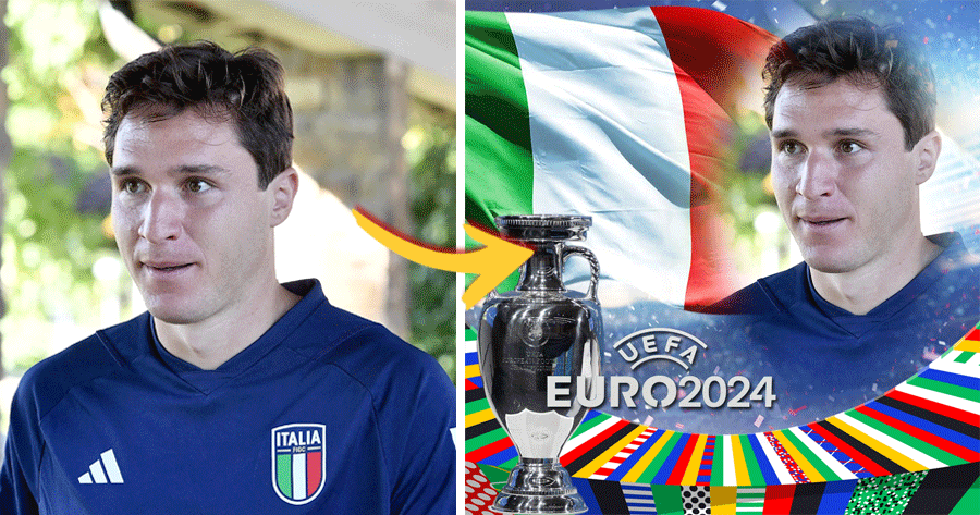 Frame Your Photo To Support Italy At UEFA European Football Championship!