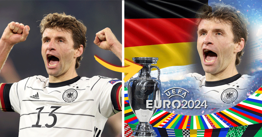 Rahmen Sie Ihr Foto ein, um Deutschland bei der UEFA-Europameisterschaft zu unterst&uuml;tzen!