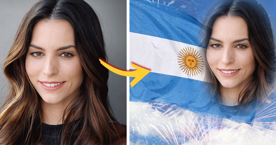 Add Your Photo To Celebrate Argentine Independence Day!
