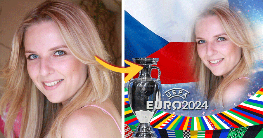 Get Your UEFA European Football Championship Photo To Support Czech Republic!