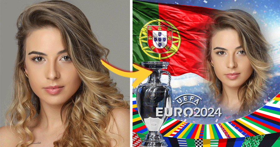 Get Your UEFA European Football Championship Photo To Support Portugal!