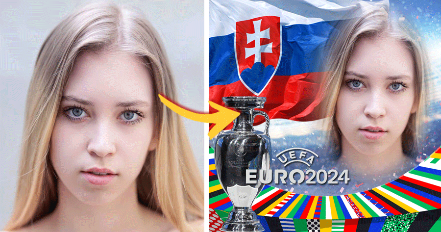 Generate Your UEFA European Football Championship Photo To Support Slovakia!