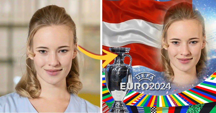 Erstelle Dein UEFA-Europameisterschafts-Foto zur Unterst&uuml;tzung von &Ouml;sterreich!