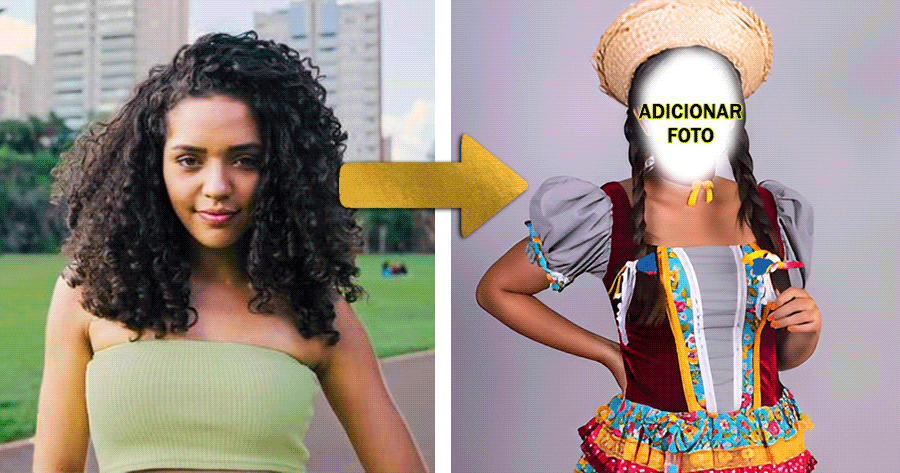 Crie Seu Efeito de Vestido de Festa Junina Aqui!