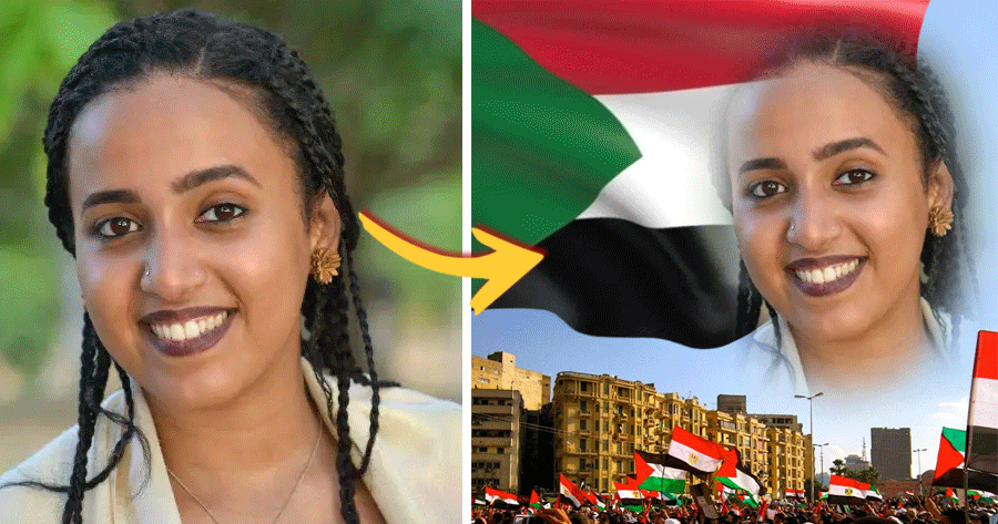 Proud Moments From The Sudan Revolution Day Flag Frame!