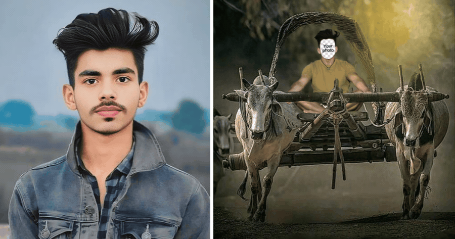 Click To Get Free Bullock Cart Background!