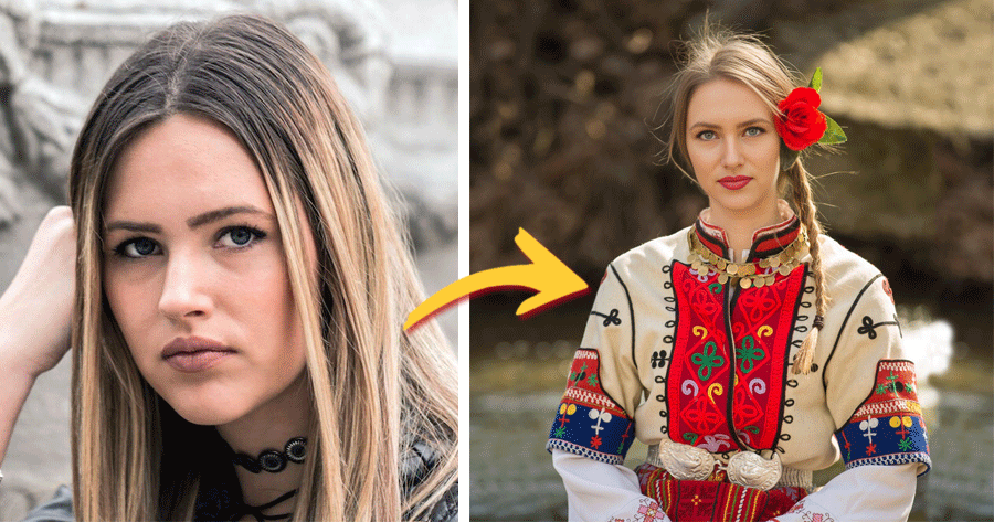 Generate Photo With Bulgarian Traditional Costume!