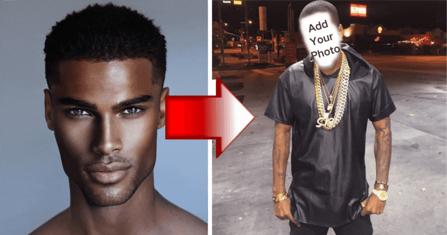 Generate A Photo Wearing A Gold Chain