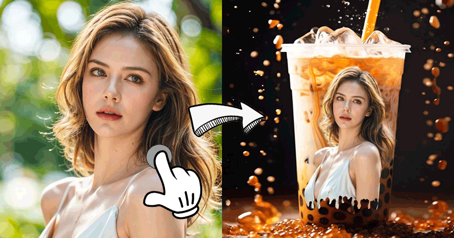 &Uuml;berpr&uuml;fen Sie Ihren Milchtee-Fotorahmen Kostenlos