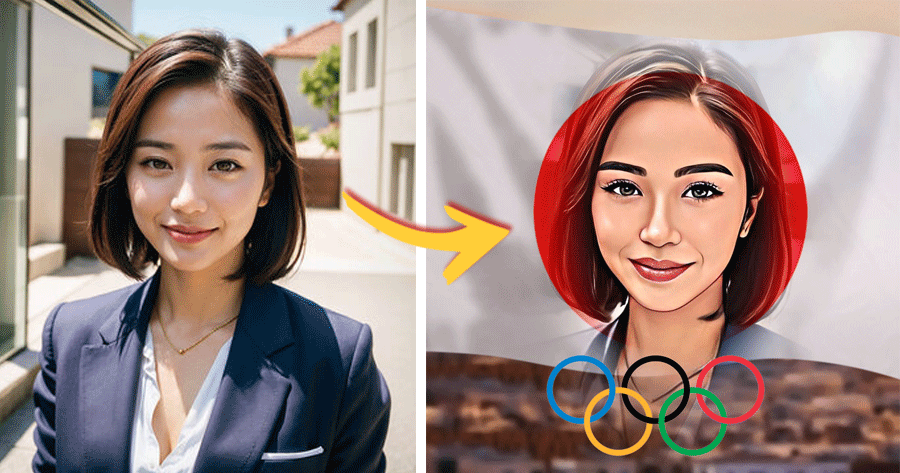 Generate Your Photo For Paris Olympics 2024