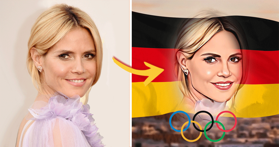 Erstellen Sie Ihr Foto f&uuml;r die Olympischen Spiele 2024 in Paris