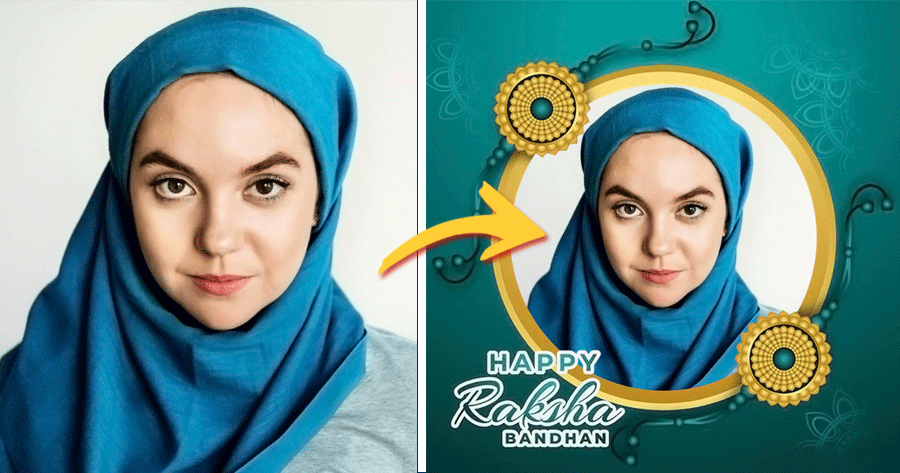 Add Festive Raksha Bandhan Frames To Your Photos!