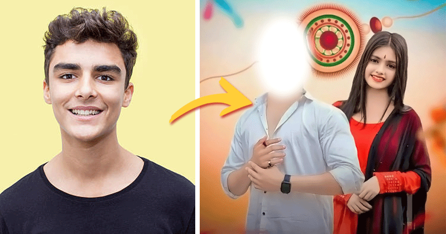 Edit Your Raksha Bandhan Poster With Cute Girls!