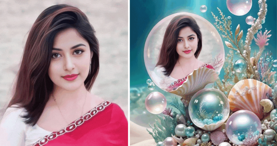 Shine Your Photo With This Pearl Photo Frame