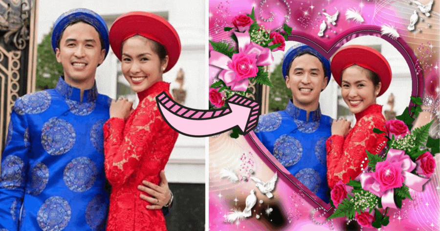 Tạo thiệp ch&uacute;c mừng Thất Tịch của bạn