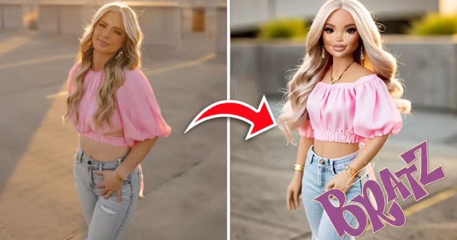 Carregue e Transforme Sua Foto em uma Boneca Bratz