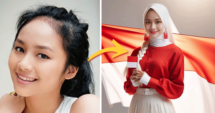 Generate Your Photo With Indonesia Flag Effect!