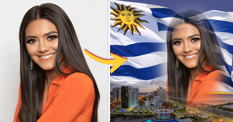 Beautify Your Photo For Uruguay Independence Day Flag Frame